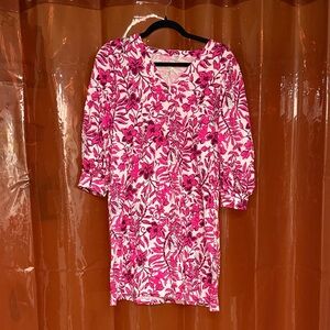 Lilly Pulitzer Pink and Cream Floral Dress